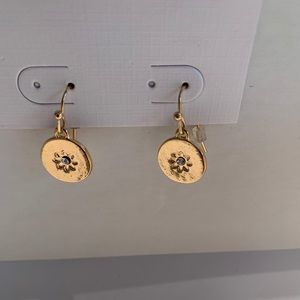 Gold Flower Earrings